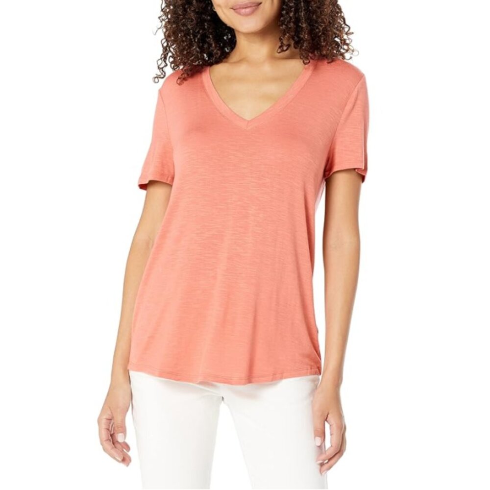 Womens Luxe Shirt CORAL SUNRISE  S